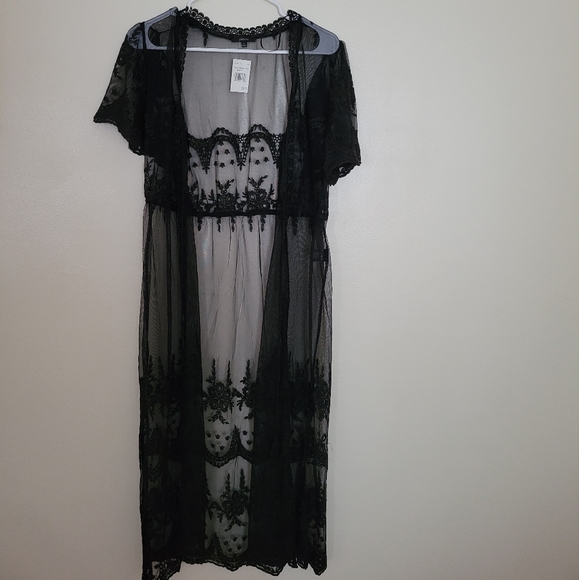 Blashe Tops - Blashe Black Lace Cover Up